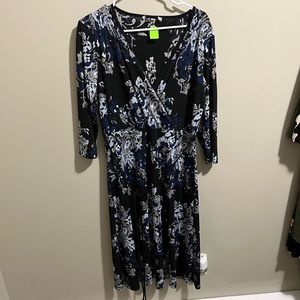 Blue Floral Dress